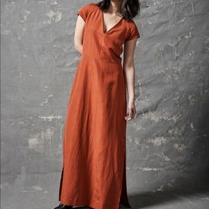 Ali Golden Rust Dress